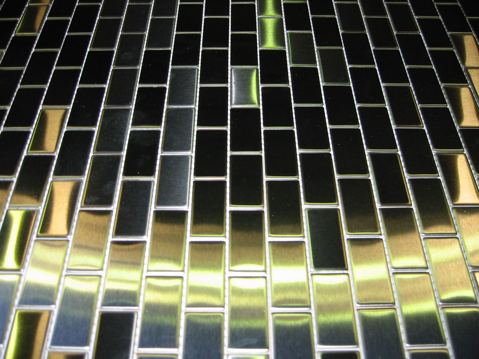 HOUSE Stainless Steel Brushed Tiles