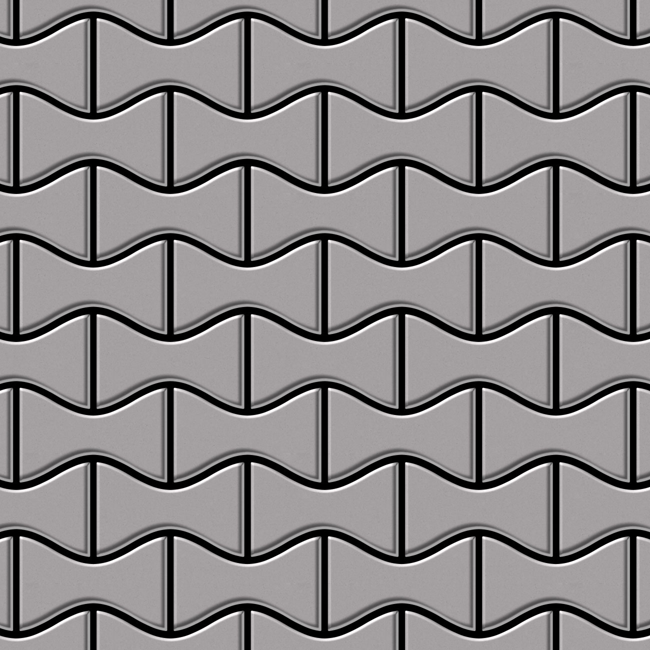 KISMET Stainless Steel Matte Tiles