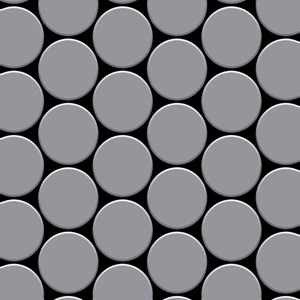 MEDALLION Stainless Steel Matte Tiles