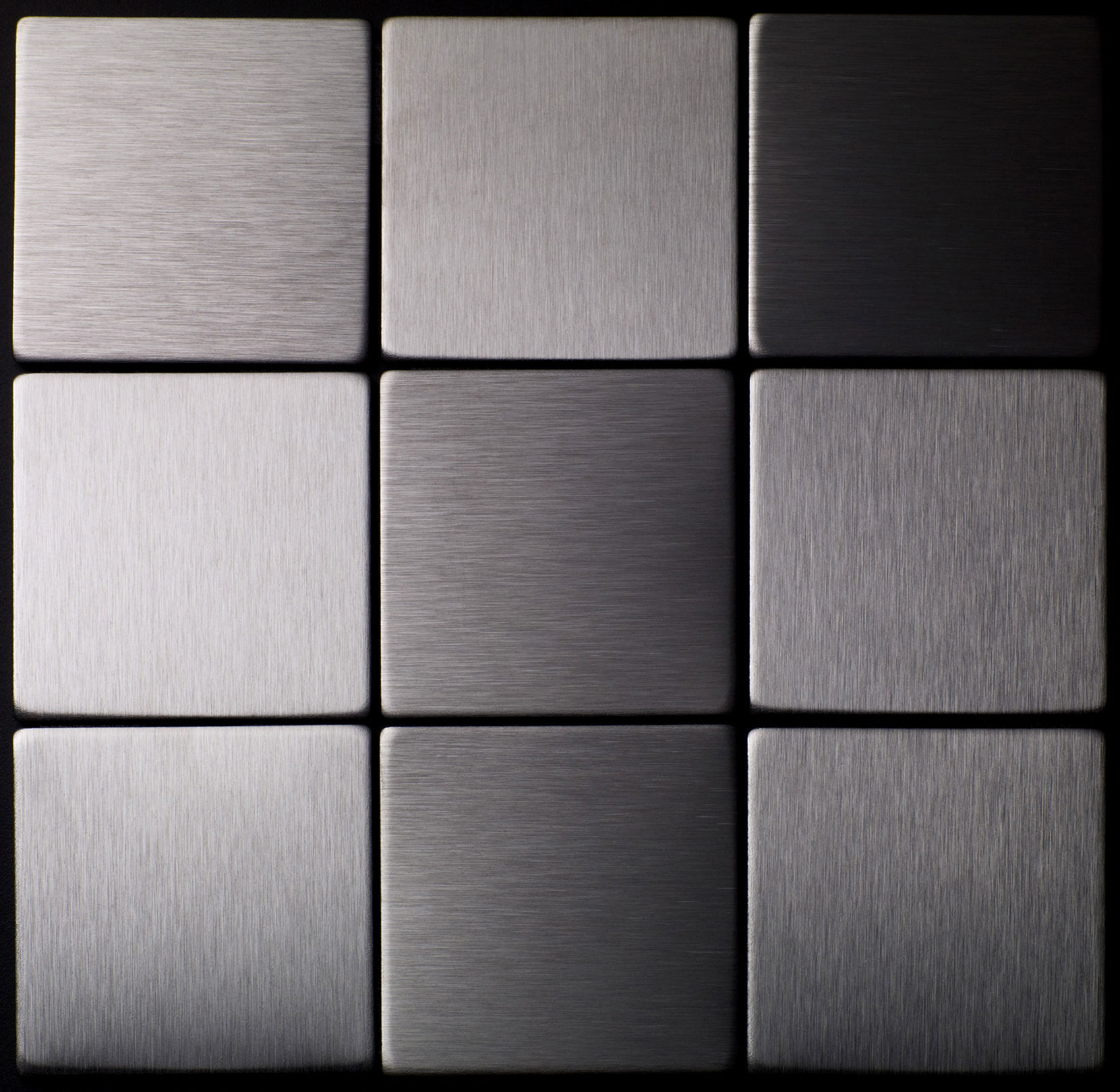 ATTICA Stainless Steel Brushed Tiles