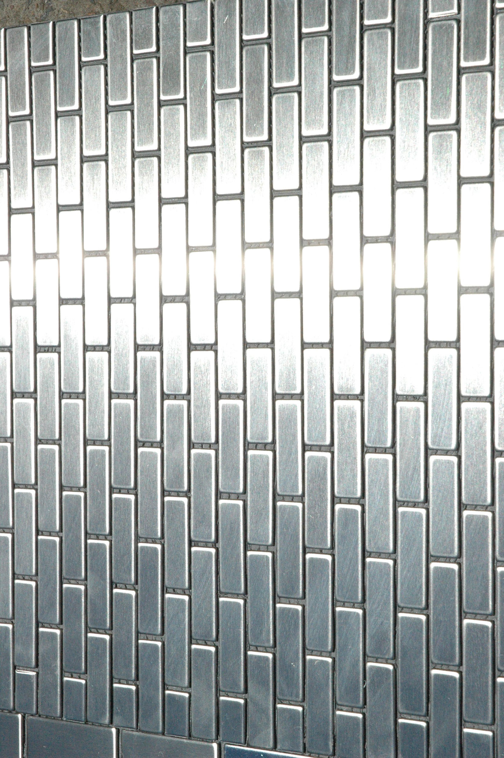 PK Stainless Steel Brushed Tiles