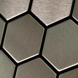 HONEY Stainless Steel Brushed Tiles