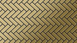 Herringbone Ti Gold