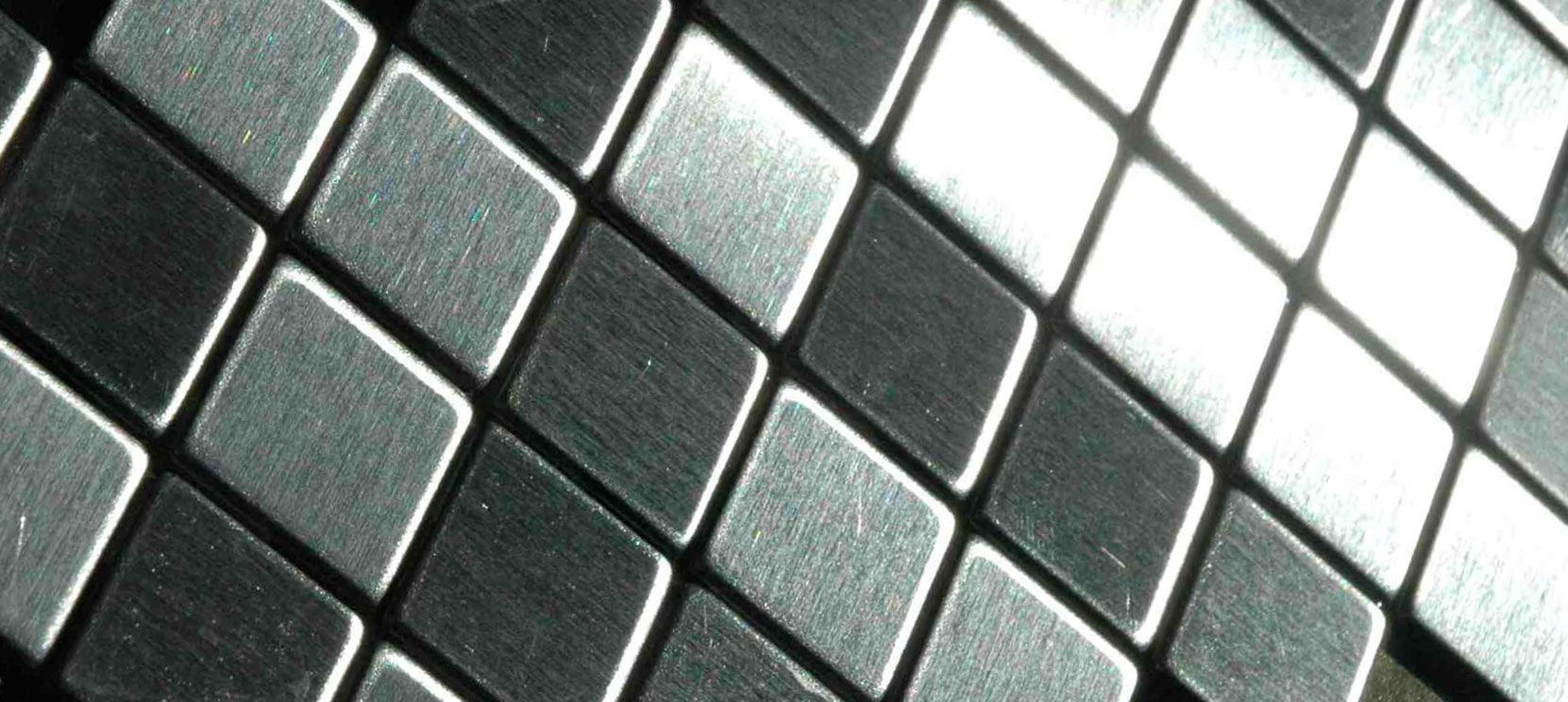 DIAMOND Stainless Steel Brushed Tiles